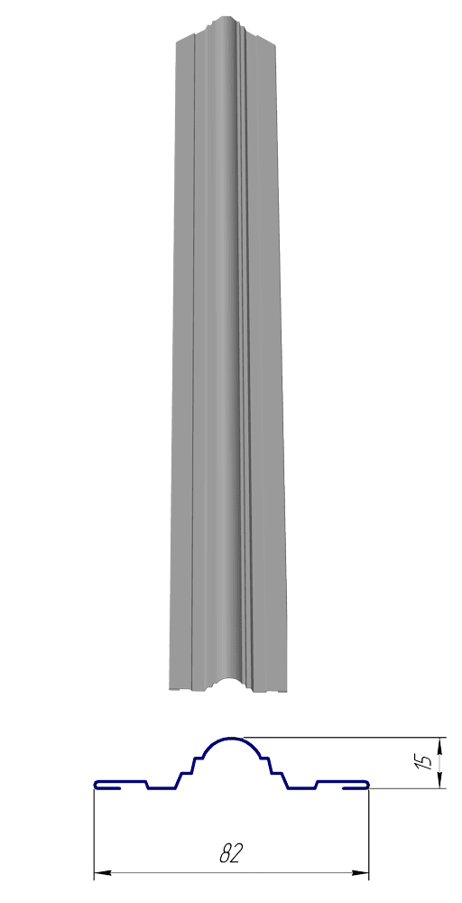 Размеры металлического штакетник Лоза